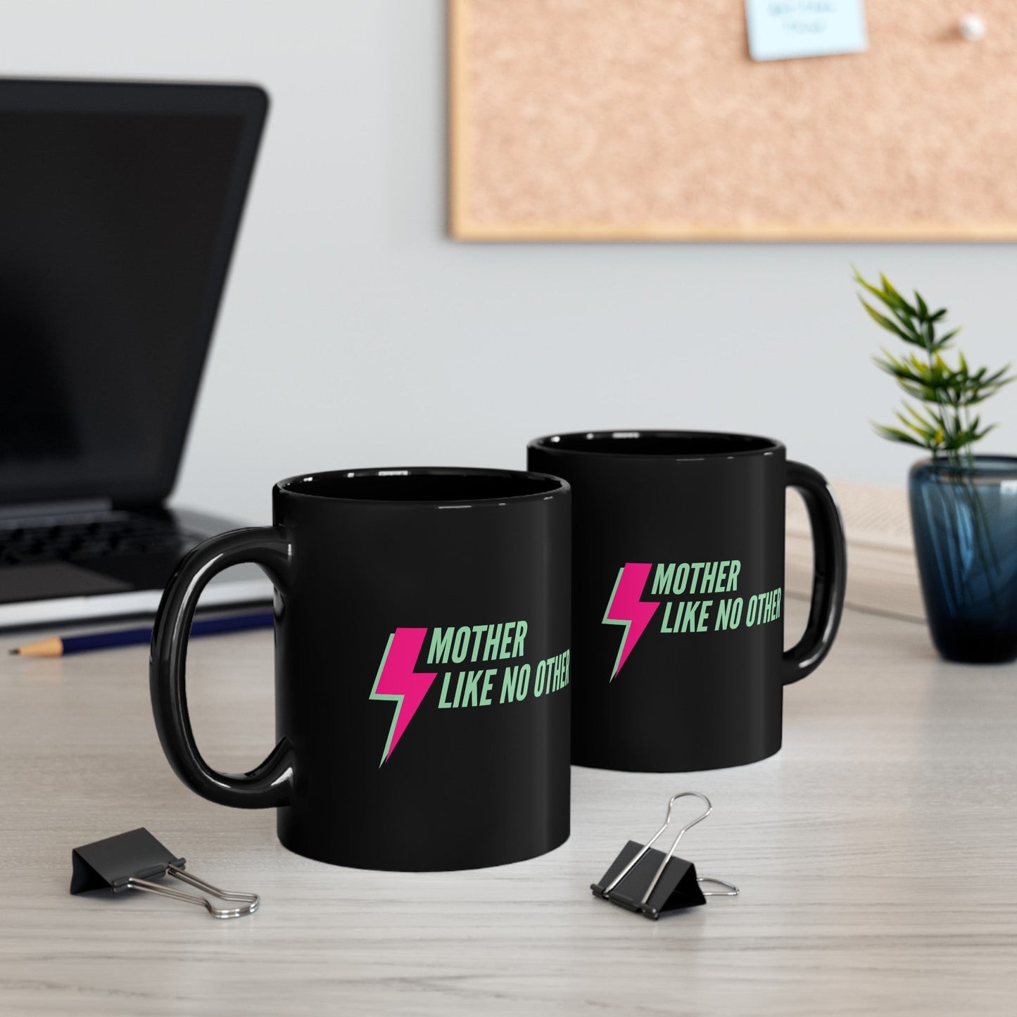 Mother Like No Other ⚡ Lightning Bolt 11oz Black Mug | Mothers Day Coffee Lovers Gift