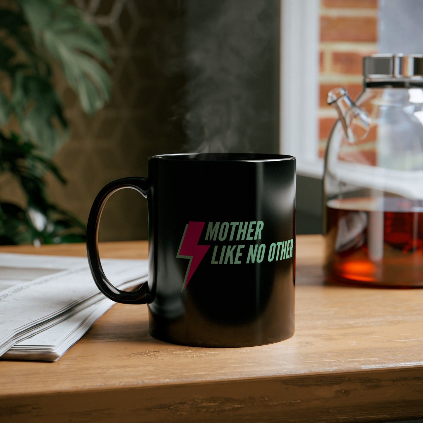 Mother Like No Other ⚡ Lightning Bolt 11oz Black Mug | Mothers Day Coffee Lovers Gift