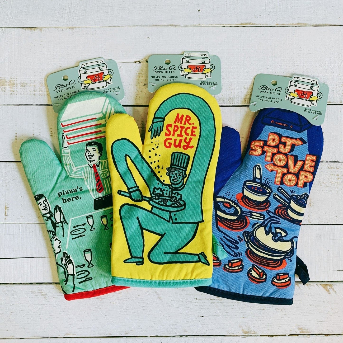 Mr. Spice Guy Oven Mitt | Father's Day Gift for Men | Kitchen Thermal Single Pot Holder | BlueQ at GetBullish