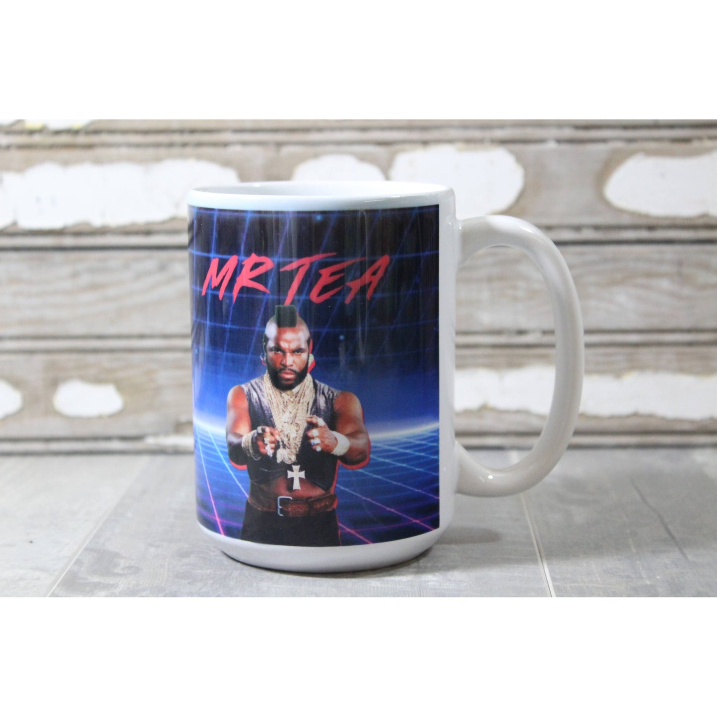 Mr. Tea Retro Ceramic Mug | Coffee Tea Cup | 15oz
