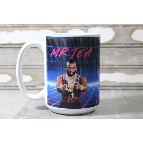 Mr. Tea Retro Ceramic Mug | Coffee Tea Cup | 15oz