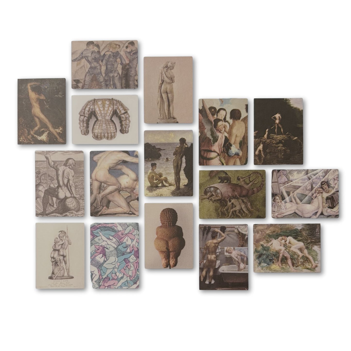 Museum Bums Notecards | Art History Lovers Cards with Envelopes