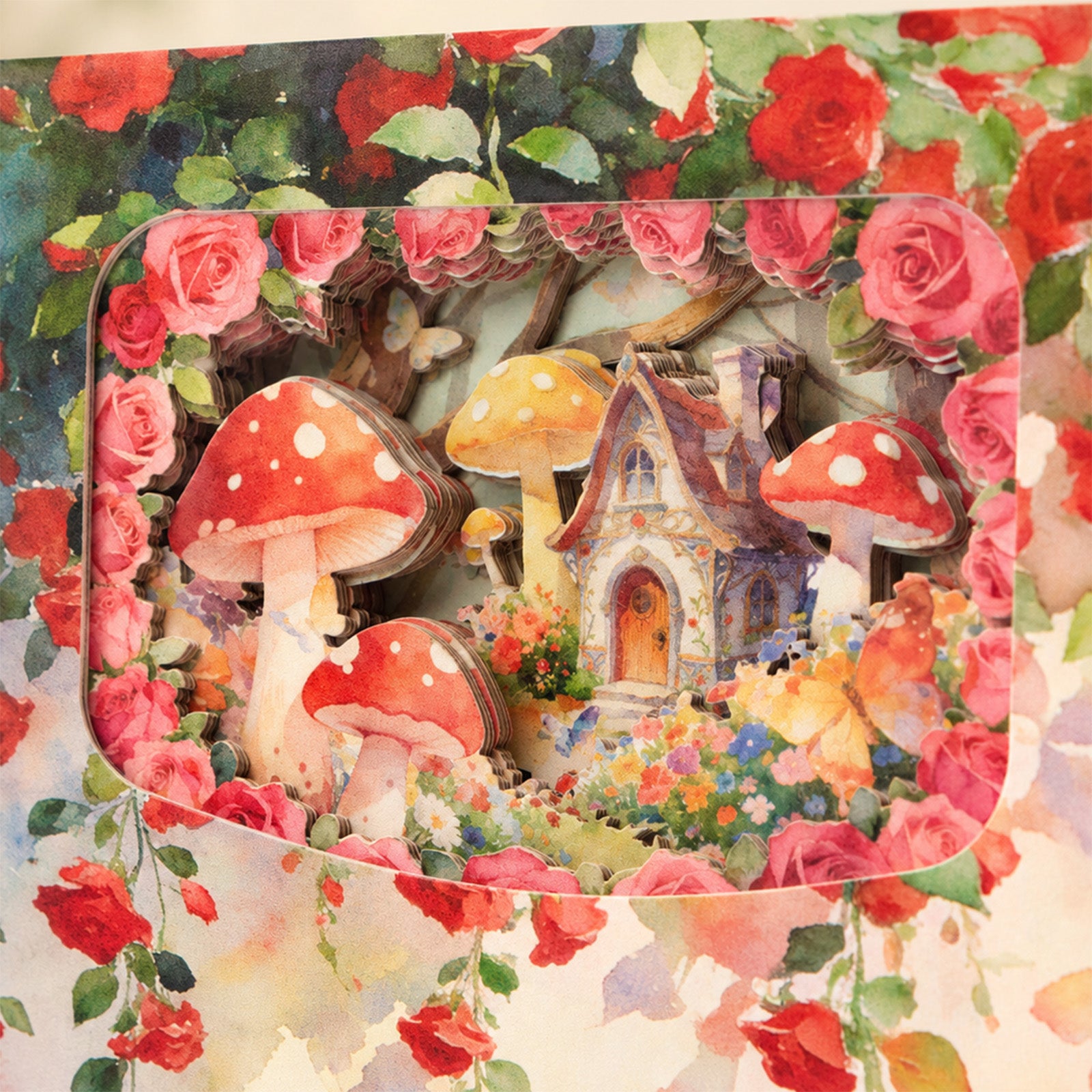 Mushroom Butterfly 3D Journal | 60 Pages