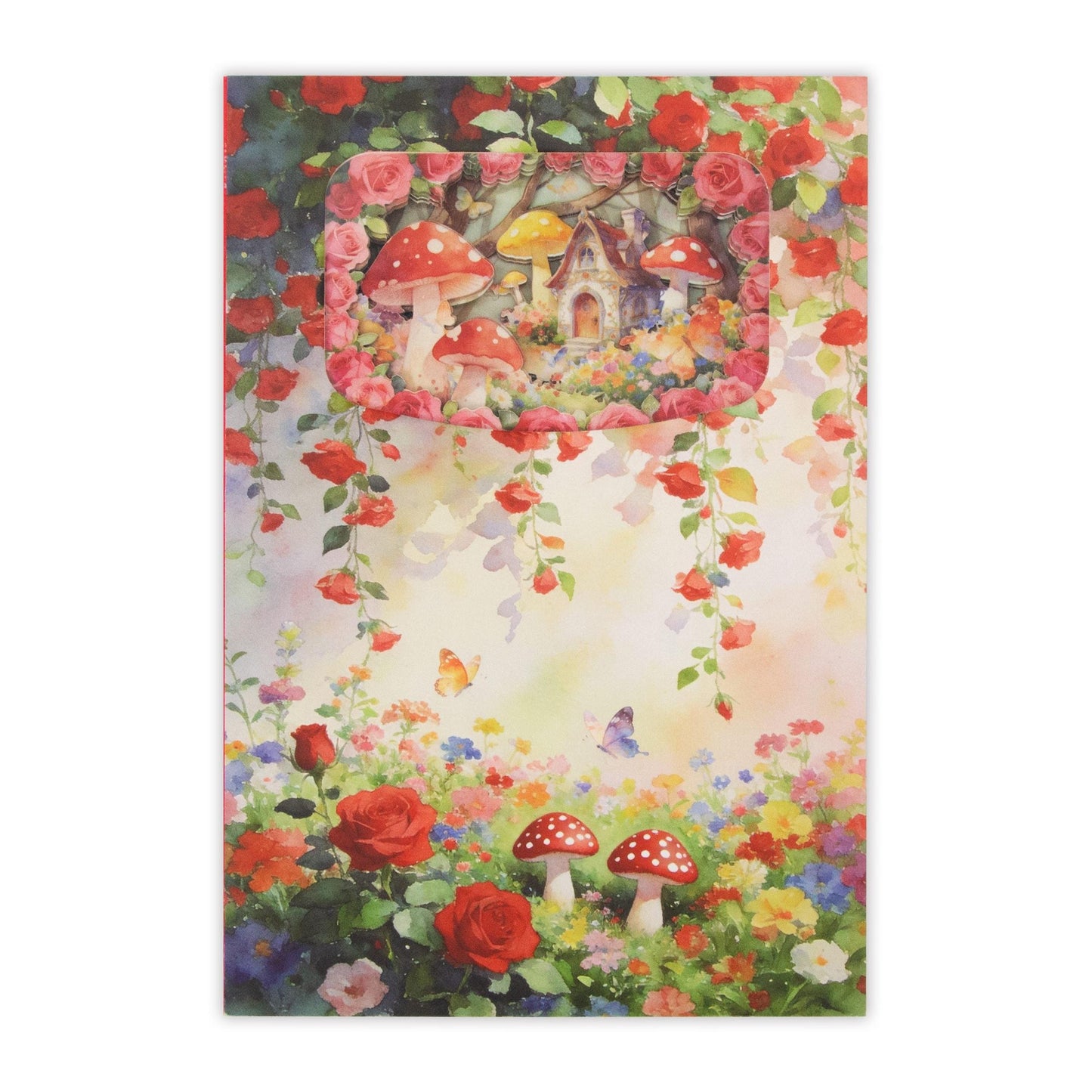 Mushroom Butterfly 3D Journal | 60 Pages