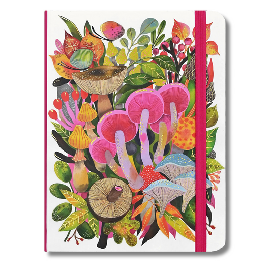 Mushroom Medley Journal | Whimsical Forest Garden Notebook