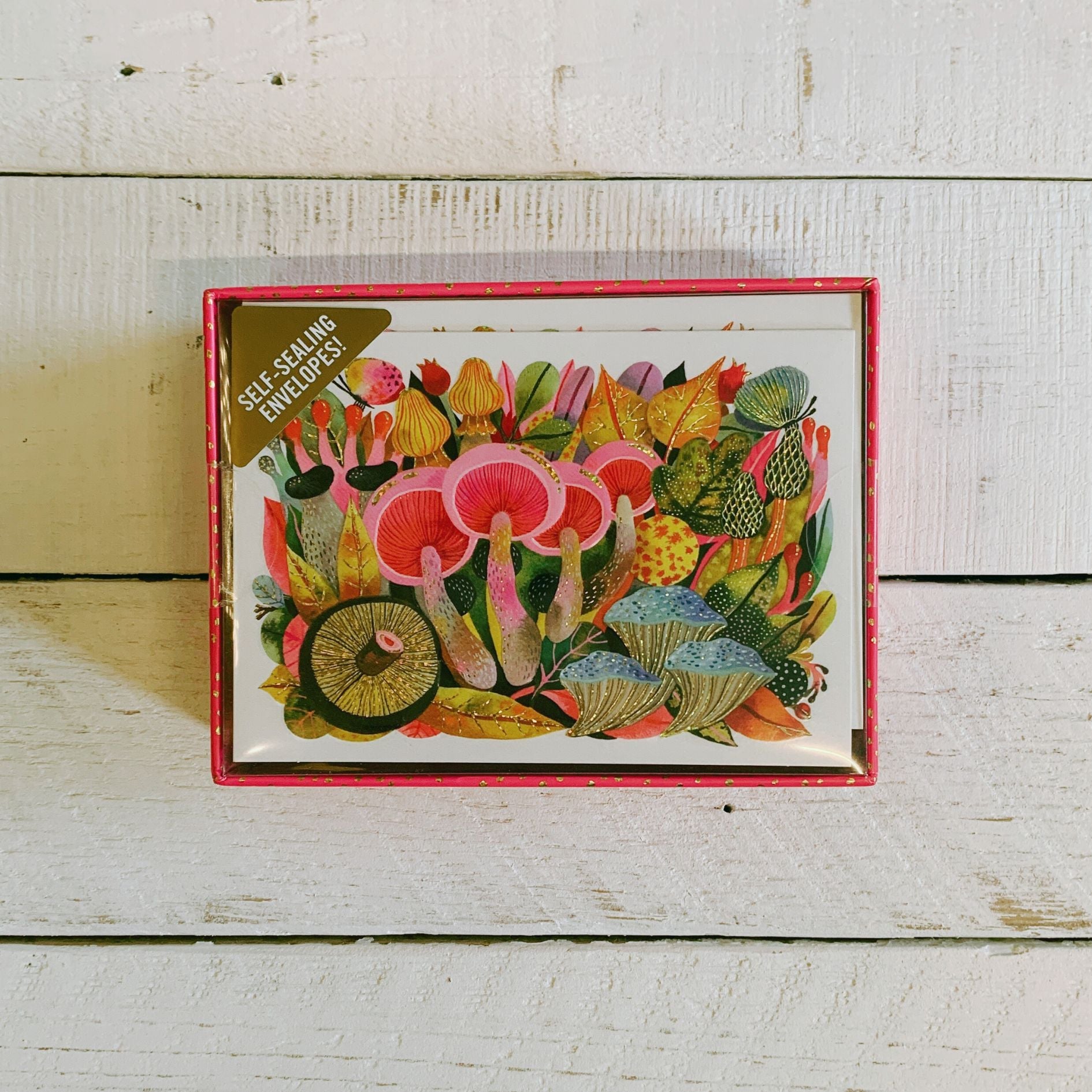 Mushroom Medley Note Cards | Garden Forest | 14 Note Cards