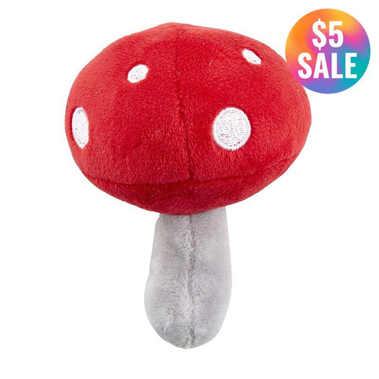 Mushroom Vegetable Rattle | Baby Toddlers Infants Plush Toy | 5.25" x 2.25"