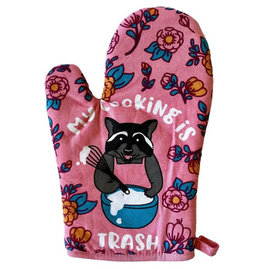 My Cooking Is Trash Panda Oven Mitt | Funny Pot Holder