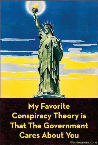 My Favorite Conspiracy Theory Magnet | Fridge Office Magnetic Surface Decor