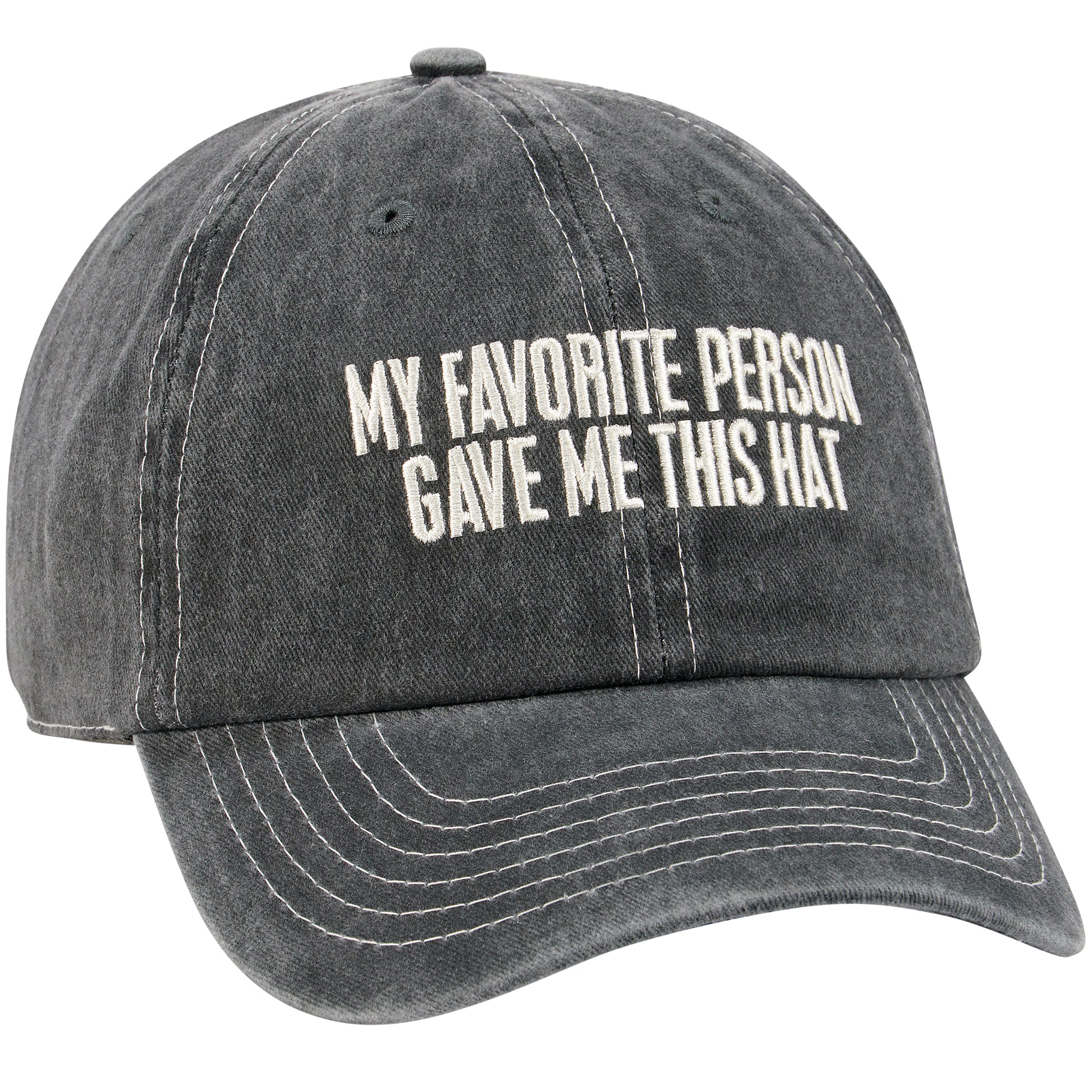 My Favorite Person Stonewashed Back Baseball Cap | Unisex Fathers Day Dad Gift