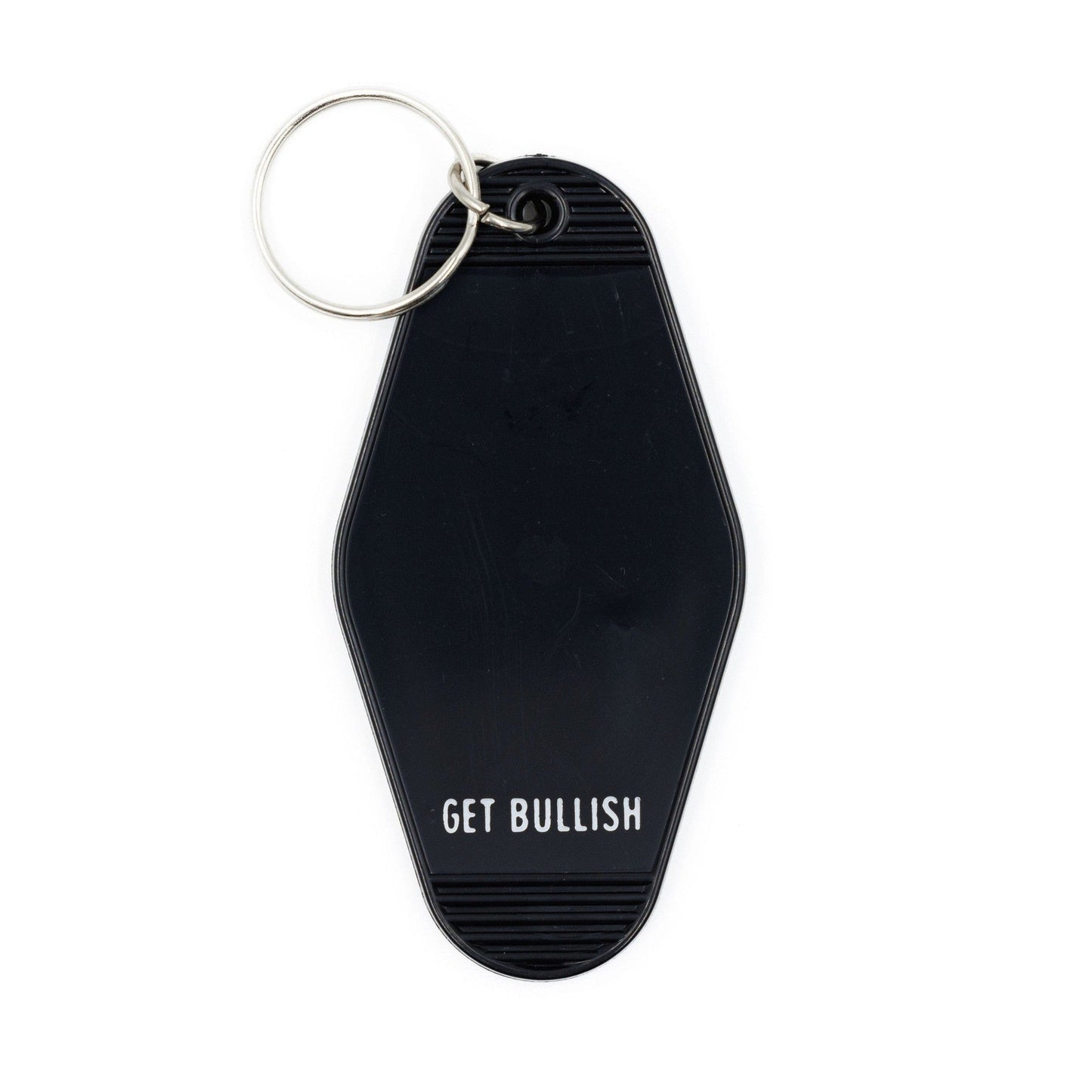 My First Crush Was Dana Scully Motel Style Keychain in Black