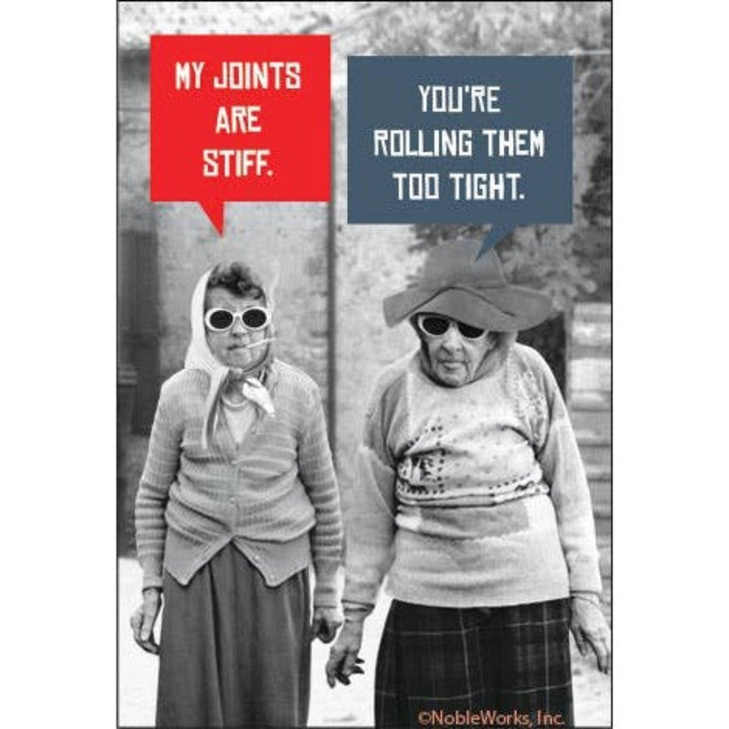 My Joints Are Stiff. You‘re Rolling Them Too Tight. Rectangular Magnet Fridge Decor | 3" x 2"-Ephemera-The Bullish Store