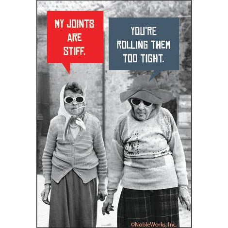 My Joints Are Stiff. You‘re Rolling Them Too Tight. Rectangular Magnet Fridge Decor | 3" x 2"