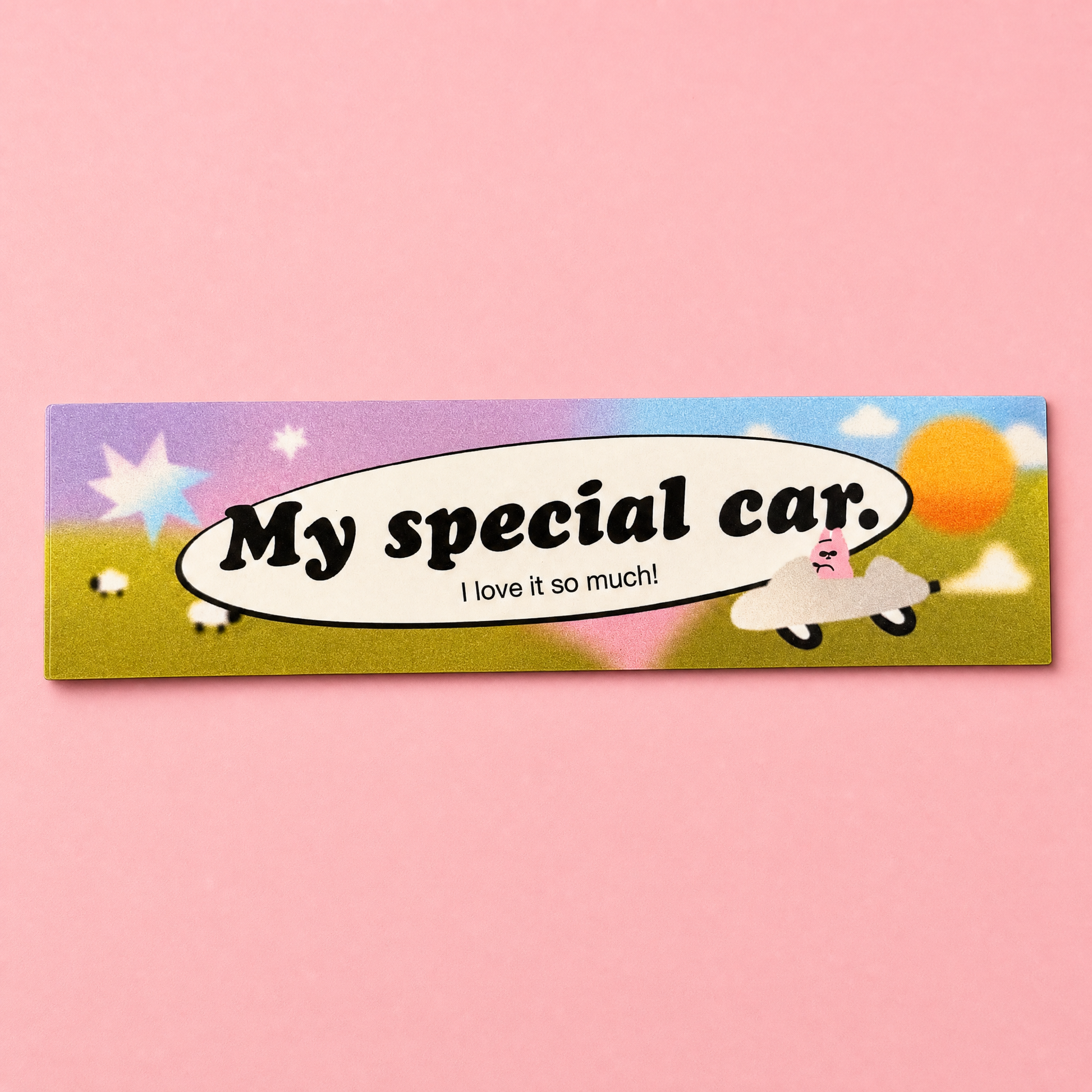 My Special Car Magnetic Bumper Sticker-Clarice Tudor-The Bullish Store