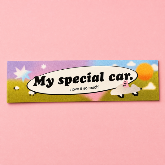 My Special Car Magnetic Bumper Sticker