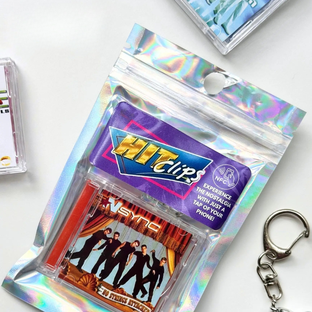 NSYNC "Bye Bye Bye" Mini CD Case Keychain