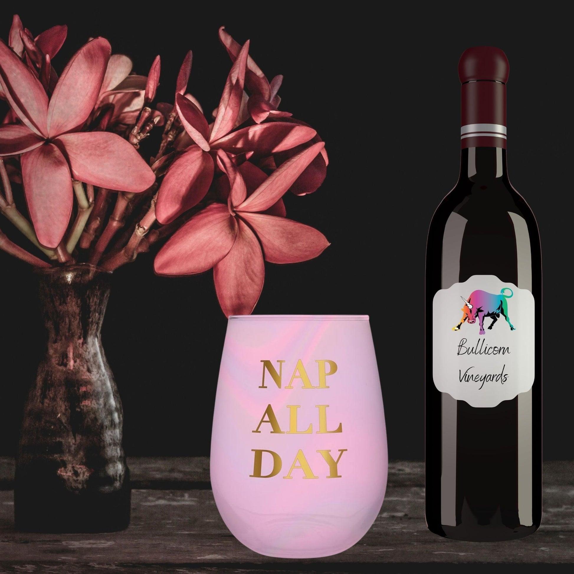https://shop.getbullish.com/cdn/shop/files/Nap-All-Day-Stemless-Wine-Glass-in-Iridescent-Tinted-Pink-20-oz-5.jpg?v=1690319912&width=1946