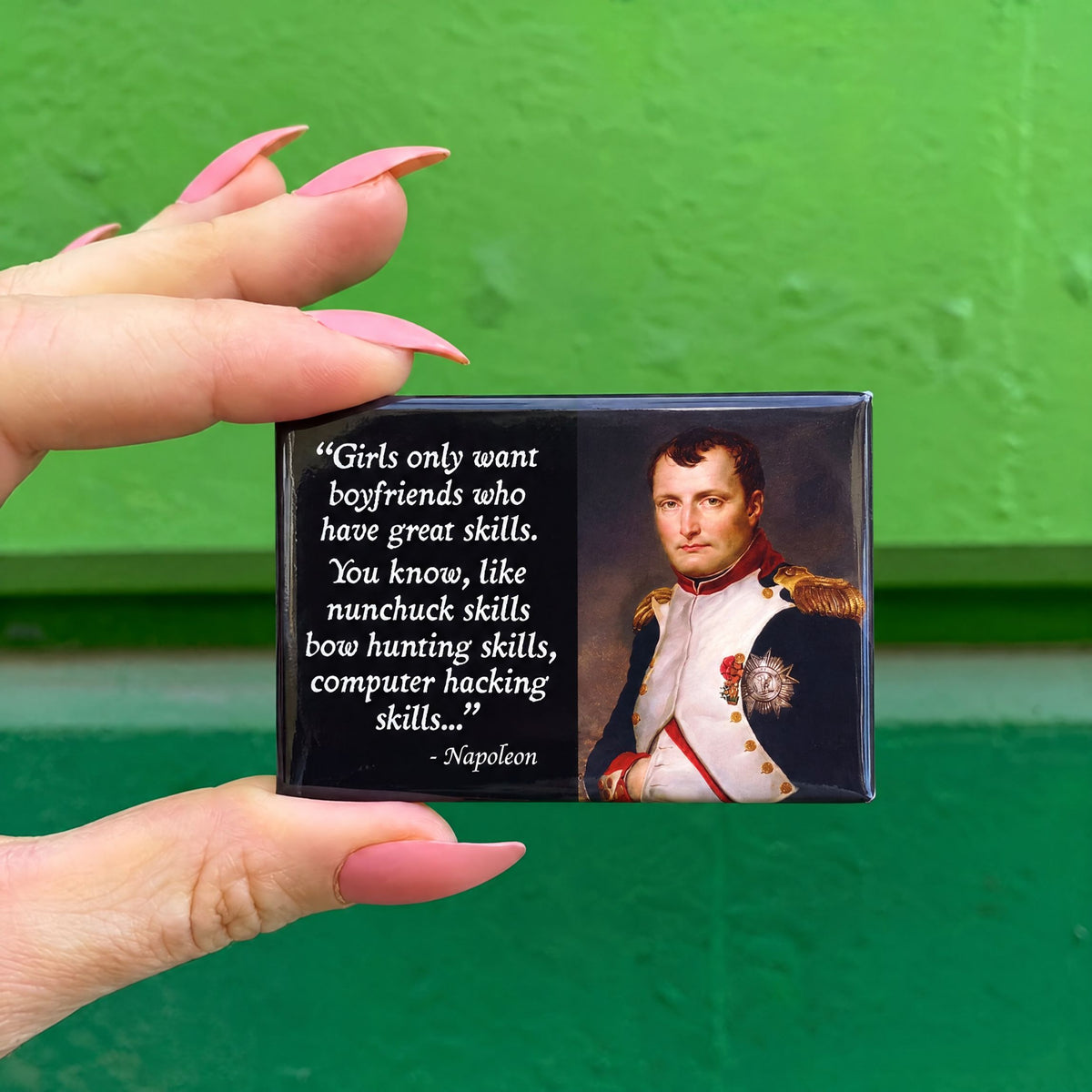 Napoleon Great Skills Funny Refrigerator Magnet | 2" x 3"