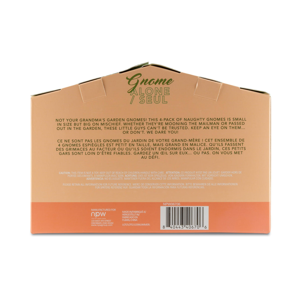 Naughty Gnomes 4 Pack - back