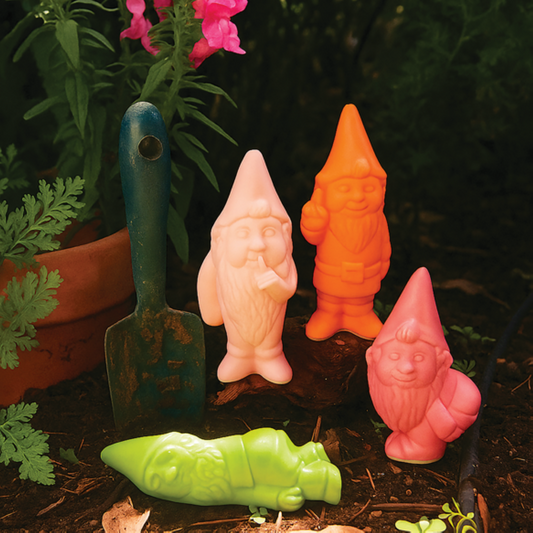 Naughty Gnomes 4 Pack | Miniature Garden Gnome Figures | NPW