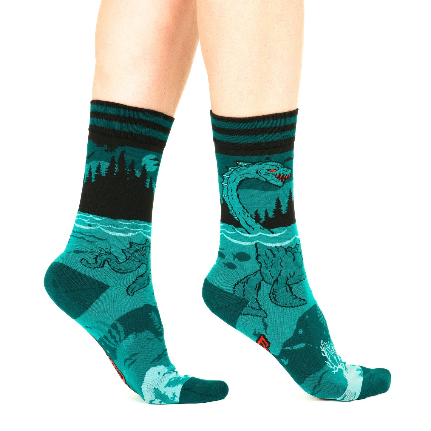 Nessie Crew Socks | Loch Ness Monster