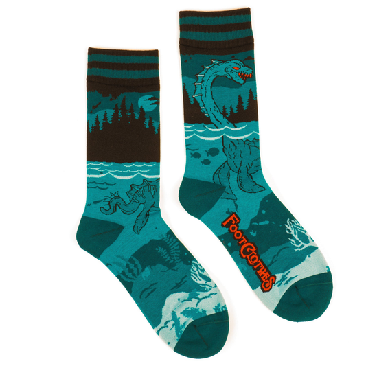 Nessie Crew Socks | Loch Ness Monster
