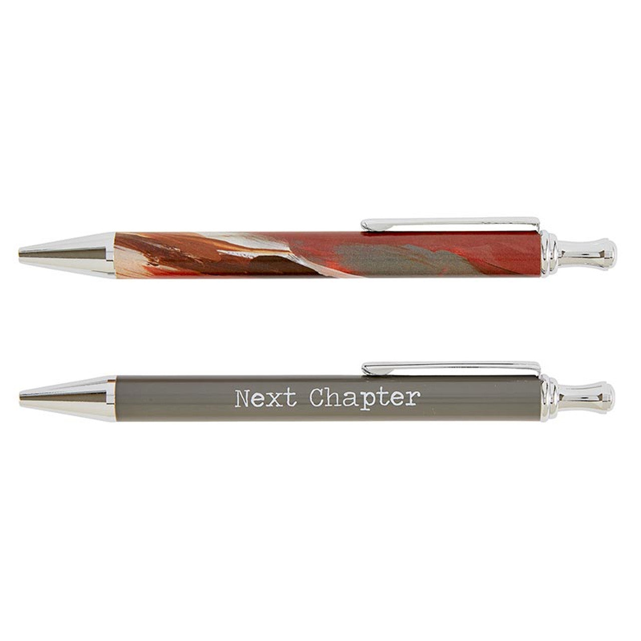 Next Chapter Pen Set | Set of 2 Giftable Stylish Ballpoint Pens in Box | Refillable