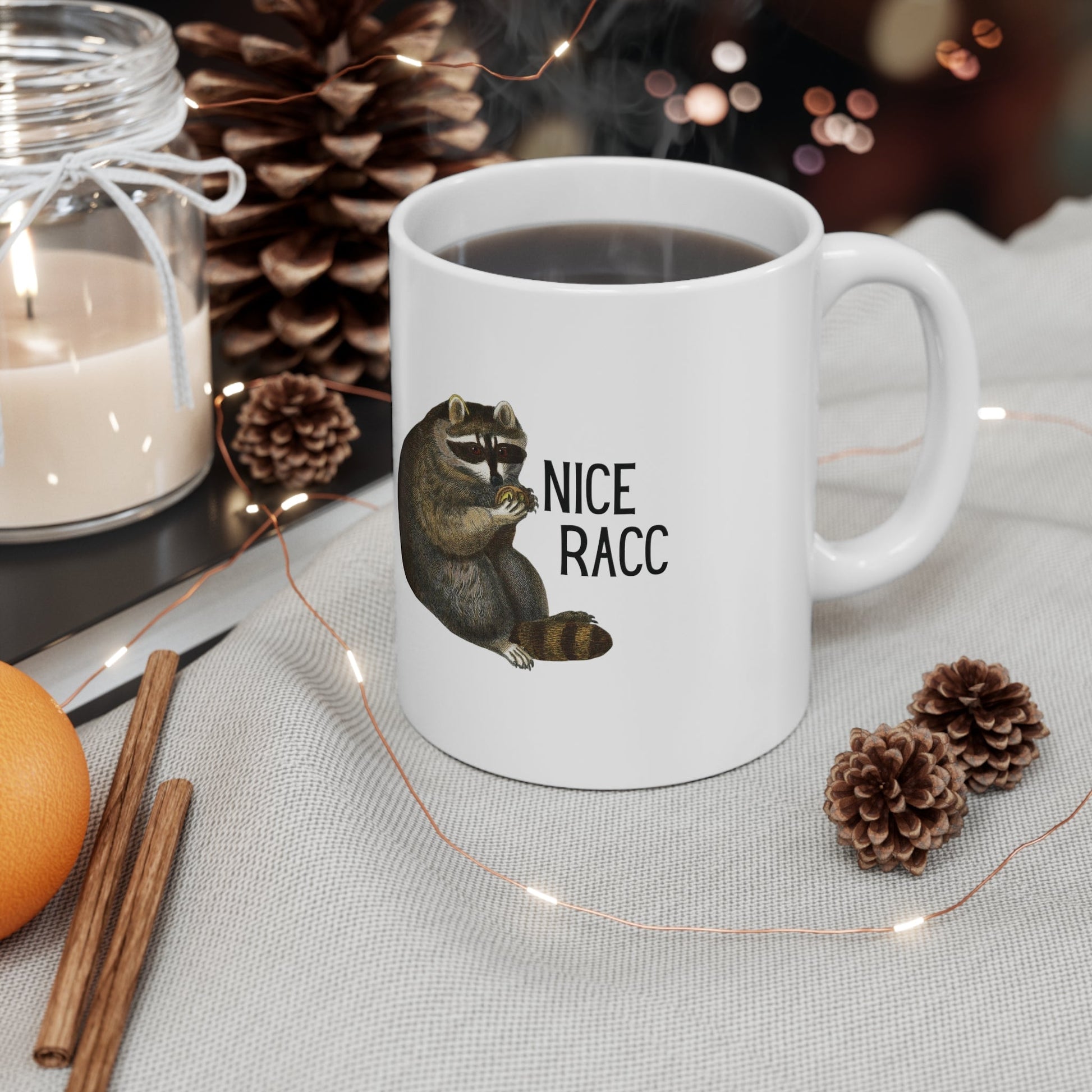 Nice Racc Ceramic Mug 11oz