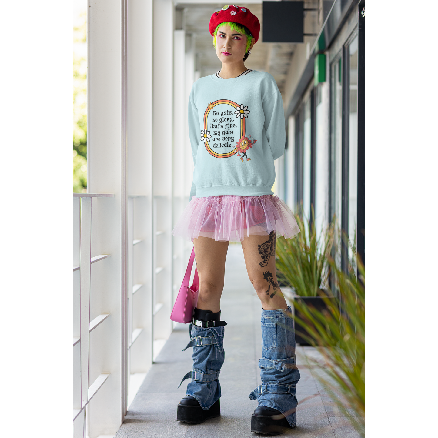 No Guts, No Glory Unisex Heavy Blend™ Crewneck Sweatshirt Sizes SM-5XL | Plus Size Available