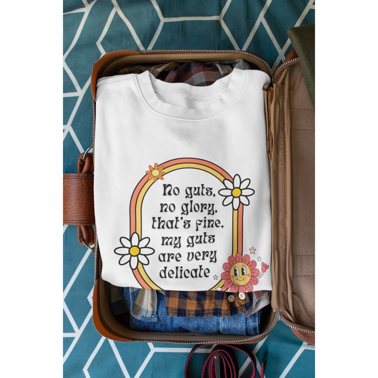 No Guts, No Glory Unisex Heavy Blend™ Crewneck Sweatshirt Sizes SM-5XL | Plus Size Available