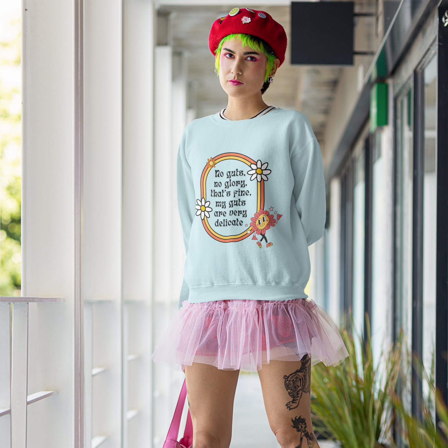 No Guts, No Glory Unisex Heavy Blend™ Crewneck Sweatshirt Sizes SM-5XL | Plus Size Available