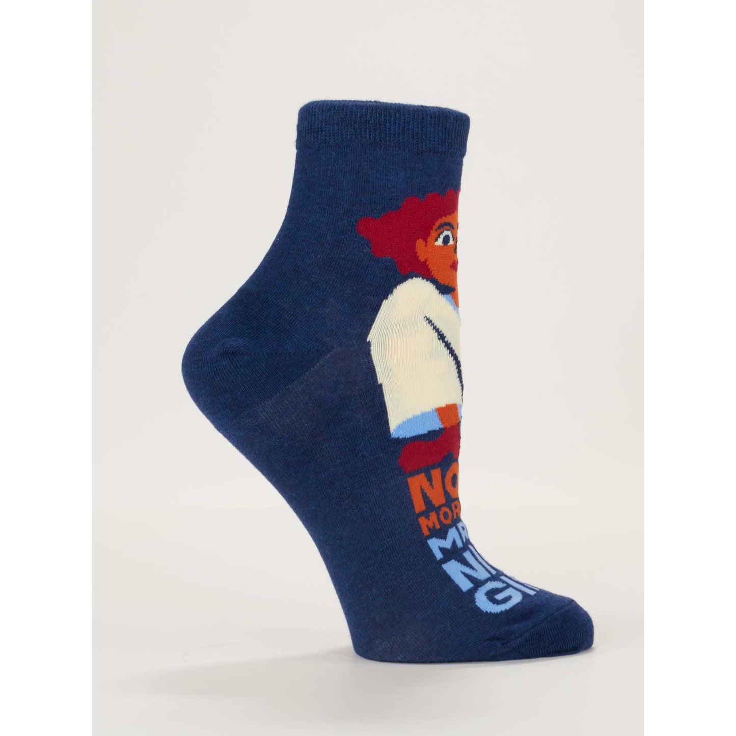 No More Mr. Nice Girl Women's Ankle Socks | BlueQ at GetBullish
