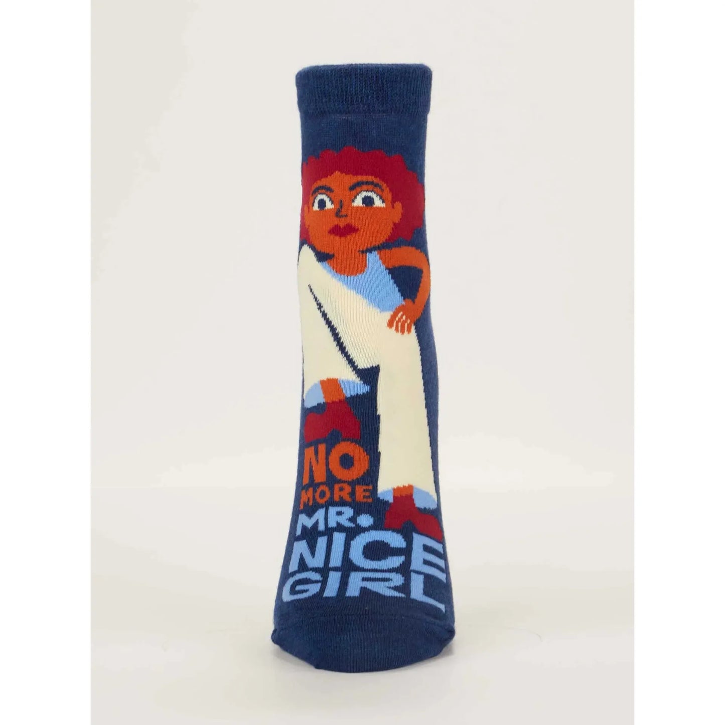 No More Mr. Nice Girl Women's Ankle Socks | BlueQ at GetBullish