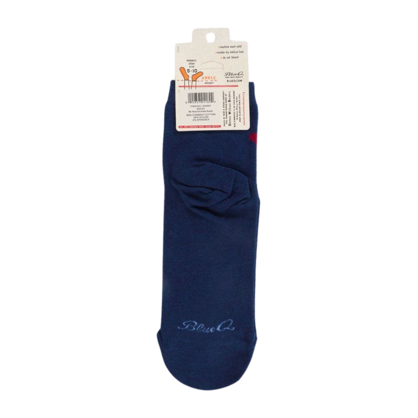 No More Mr. Nice Girl Women's Ankle Socks | BlueQ at GetBullish
