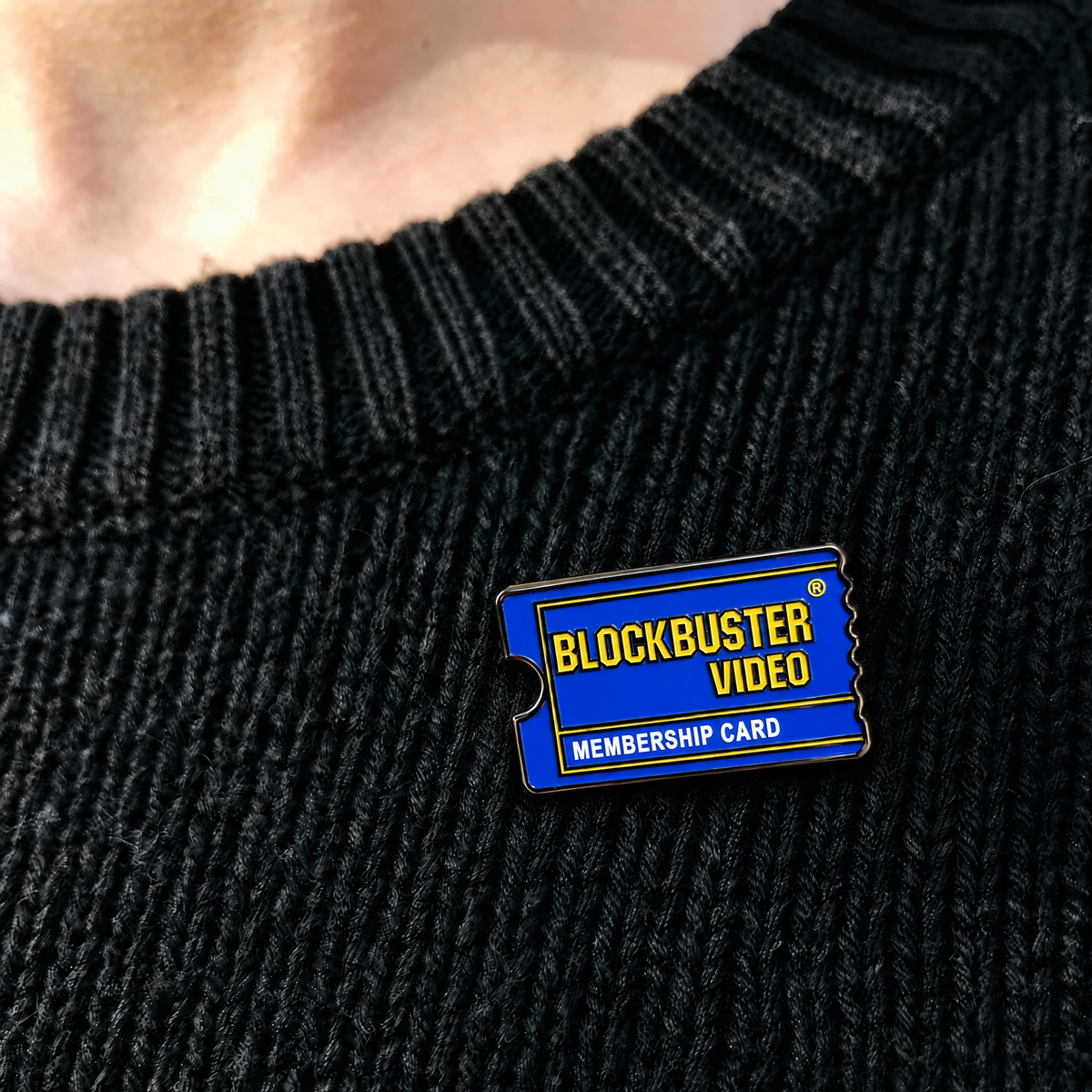 Nostalgic Blockbuster Membership Card Enamel Pin-Millypins-The Bullish Store