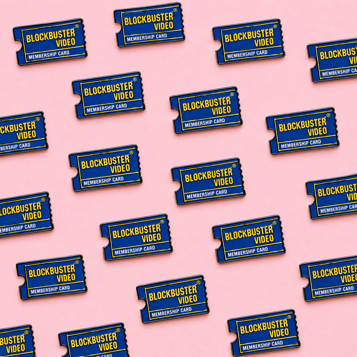 Nostalgic Blockbuster Membership Card Enamel Pin-Millypins-The Bullish Store