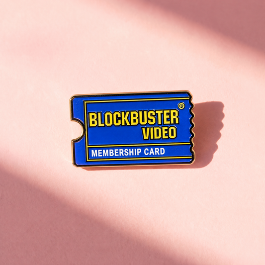 Nostalgic Blockbuster Membership Card Enamel Pin-Millypins-The Bullish Store