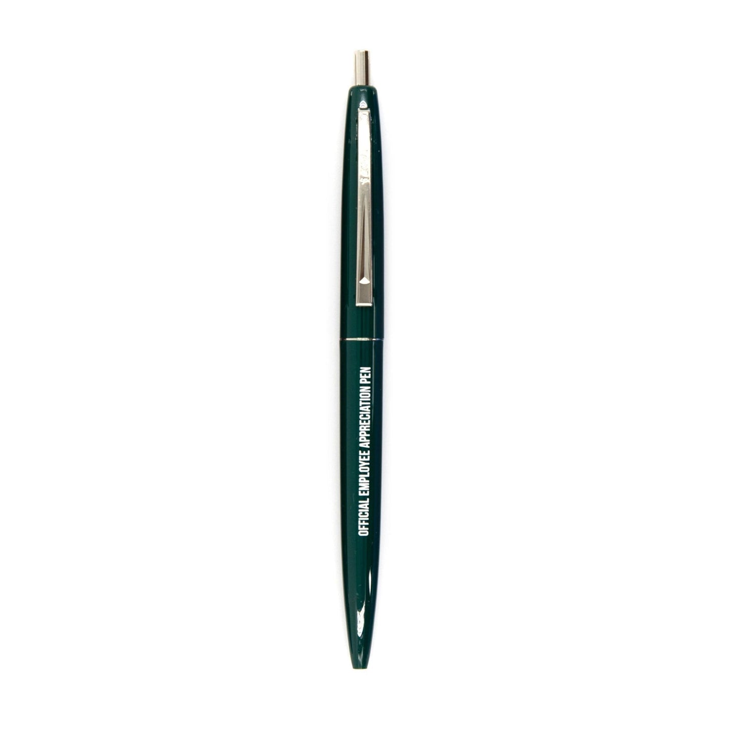 Official Employee Appreciation Pen Refillable Pen in Emerald Green and White