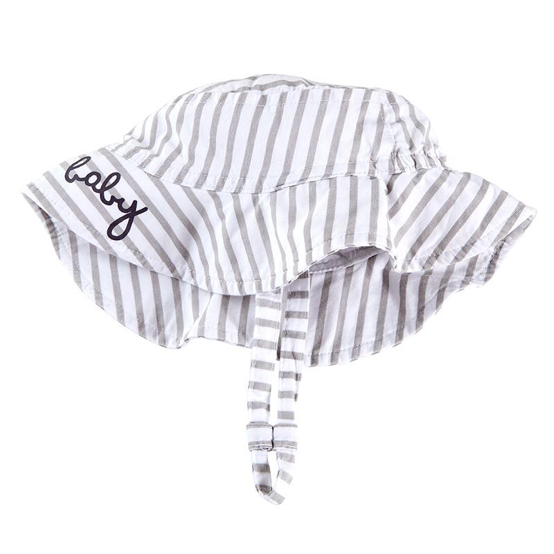 Oh Hey Baby Striped Bucket Sun Hat | 6-12 Months | Baby Gift