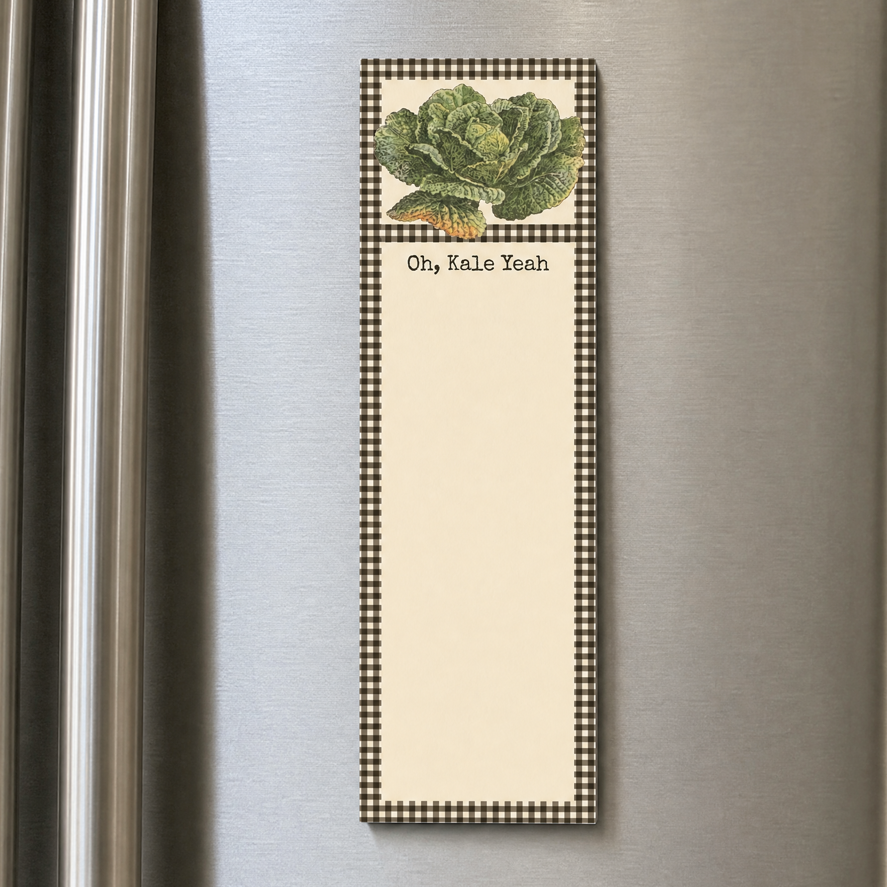 Oh, Kale Yeah Magnetic List Pad | 60 Pages | 2.75" x 9.5"