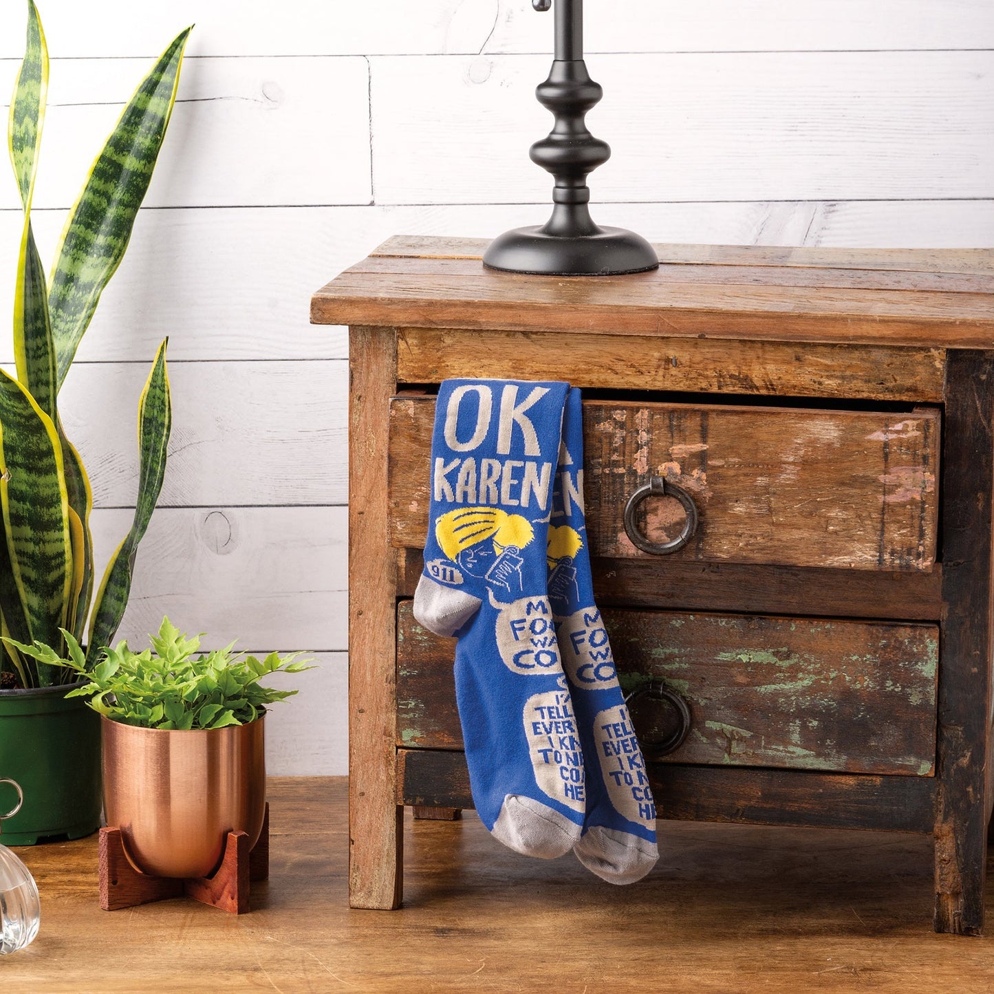 Ok Karen Funny Novelty Socks | Unisex | "Worst Food Ever Would Not Refund My Money!!"