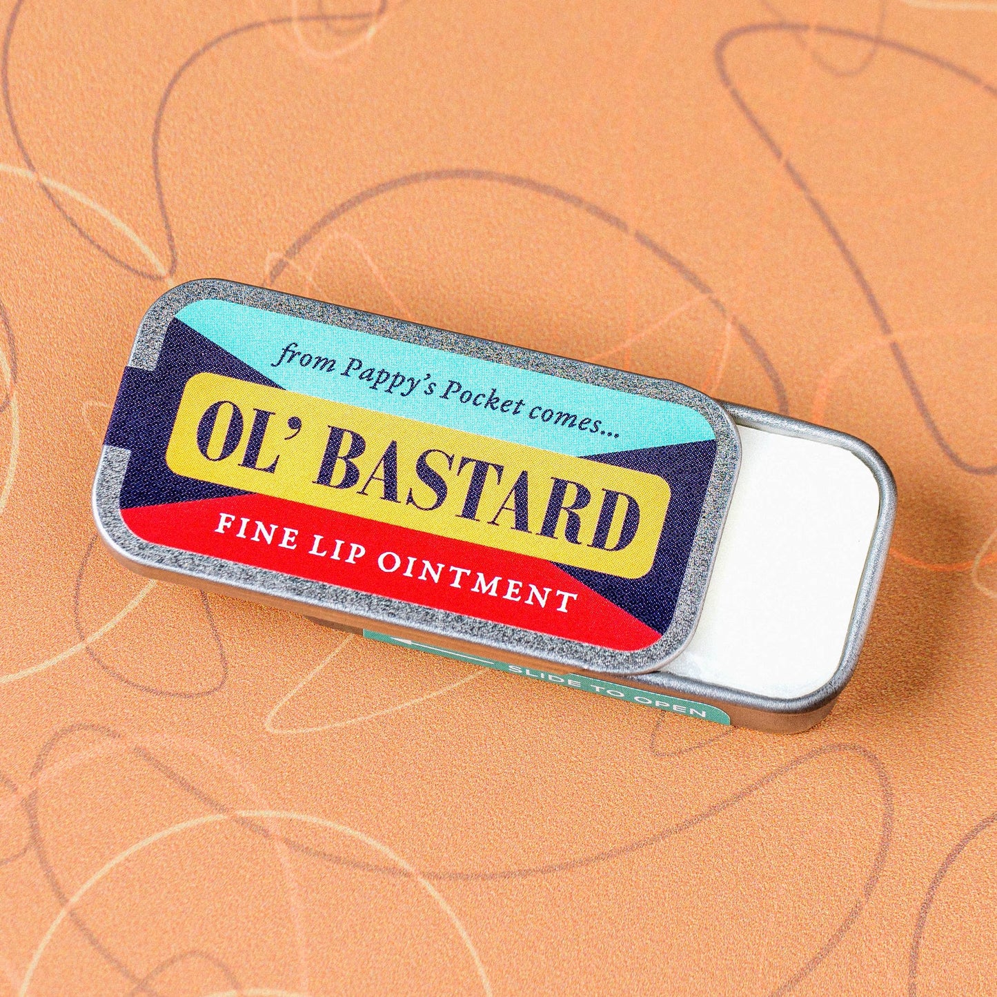 Ol' Bastard Lip Balm in Old School Tin | Funny Original Lip Moisturizer