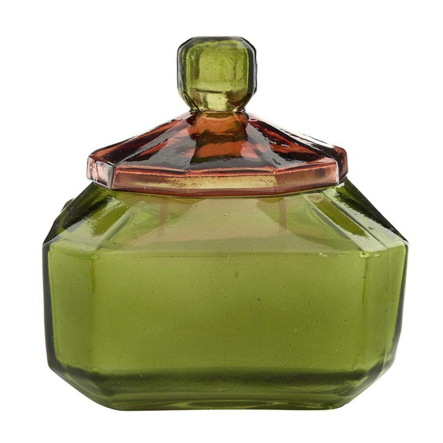 Olive Jar Candle | Leather & Leaves Scented Glass Candle