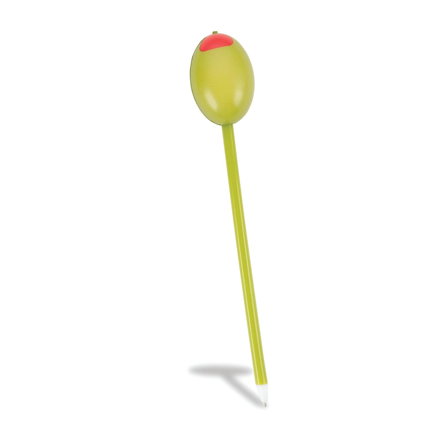 Olive Squishy Pen | Funny Ballpoint Pen with Squeeze Olive Topper