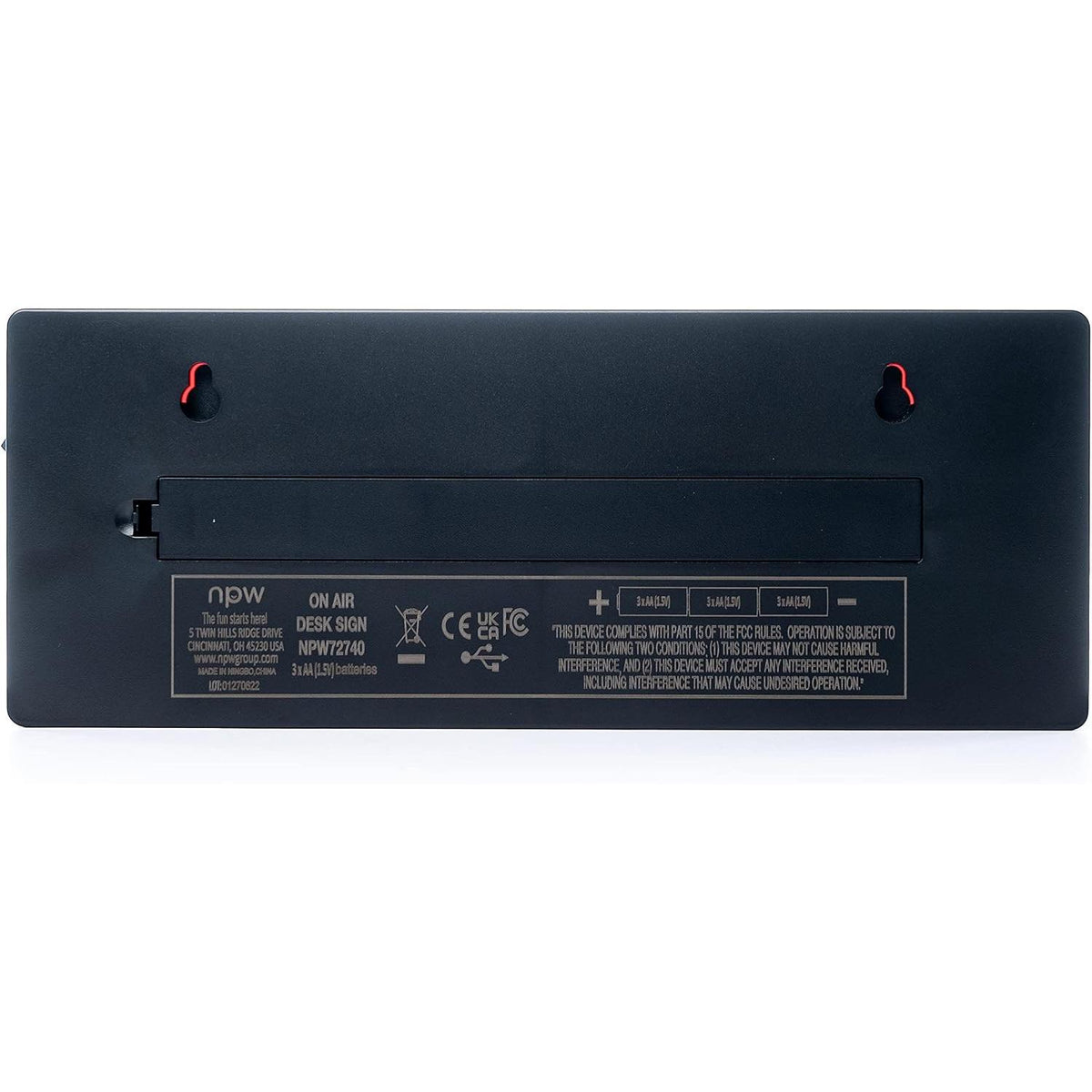 On Air LED Desk Sign | USB Powered | Wall Mount or Desktop | Streaming, Podcast, WFH | NPW-NPW-The Bullish Store
