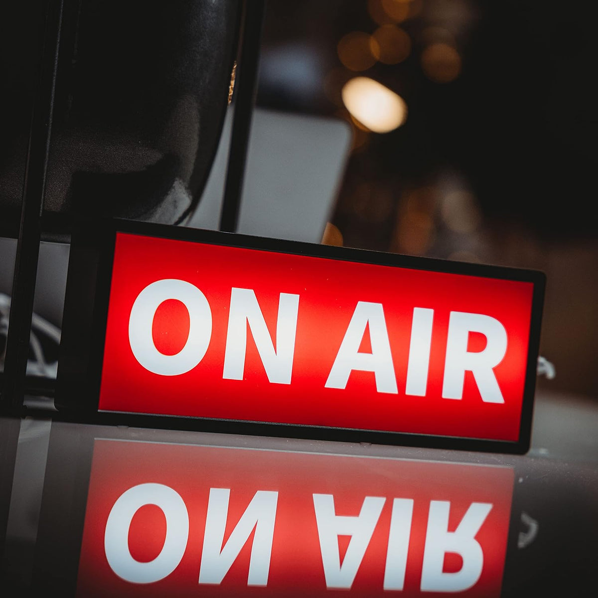 On Air LED Desk Sign | USB Powered | Wall Mount or Desktop | Streaming, Podcast, WFH | NPW-NPW-The Bullish Store