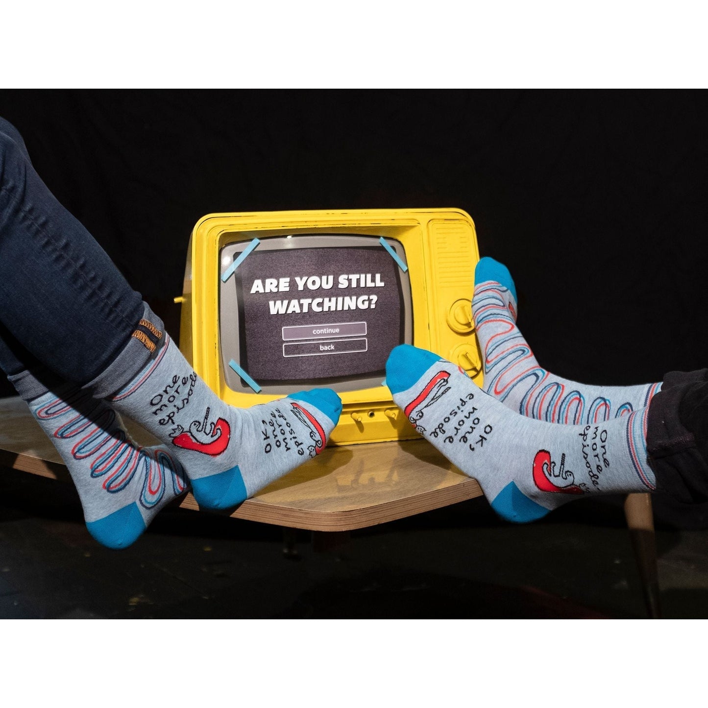 One More Episode Women's Quirky Crew Socks