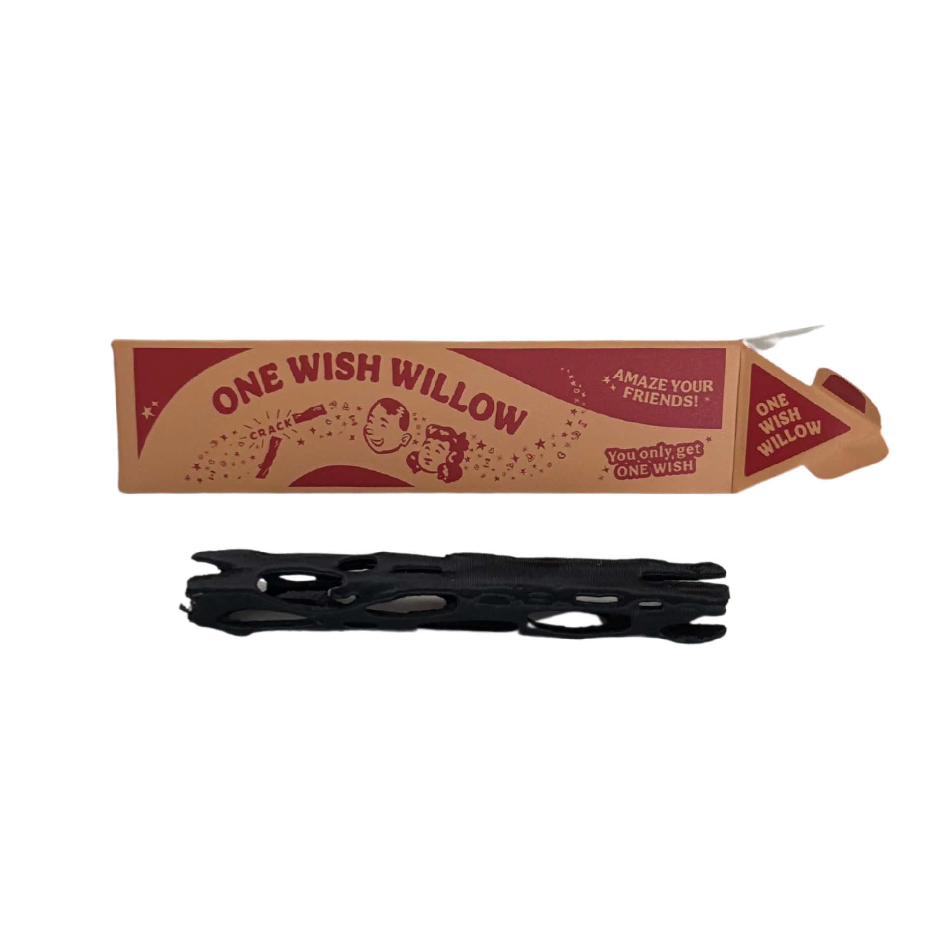 One Wish Willow | Replica Wish Box with 3D Printed Wishing Stick | Gag Gift-Paper & Quartz-The Bullish Store