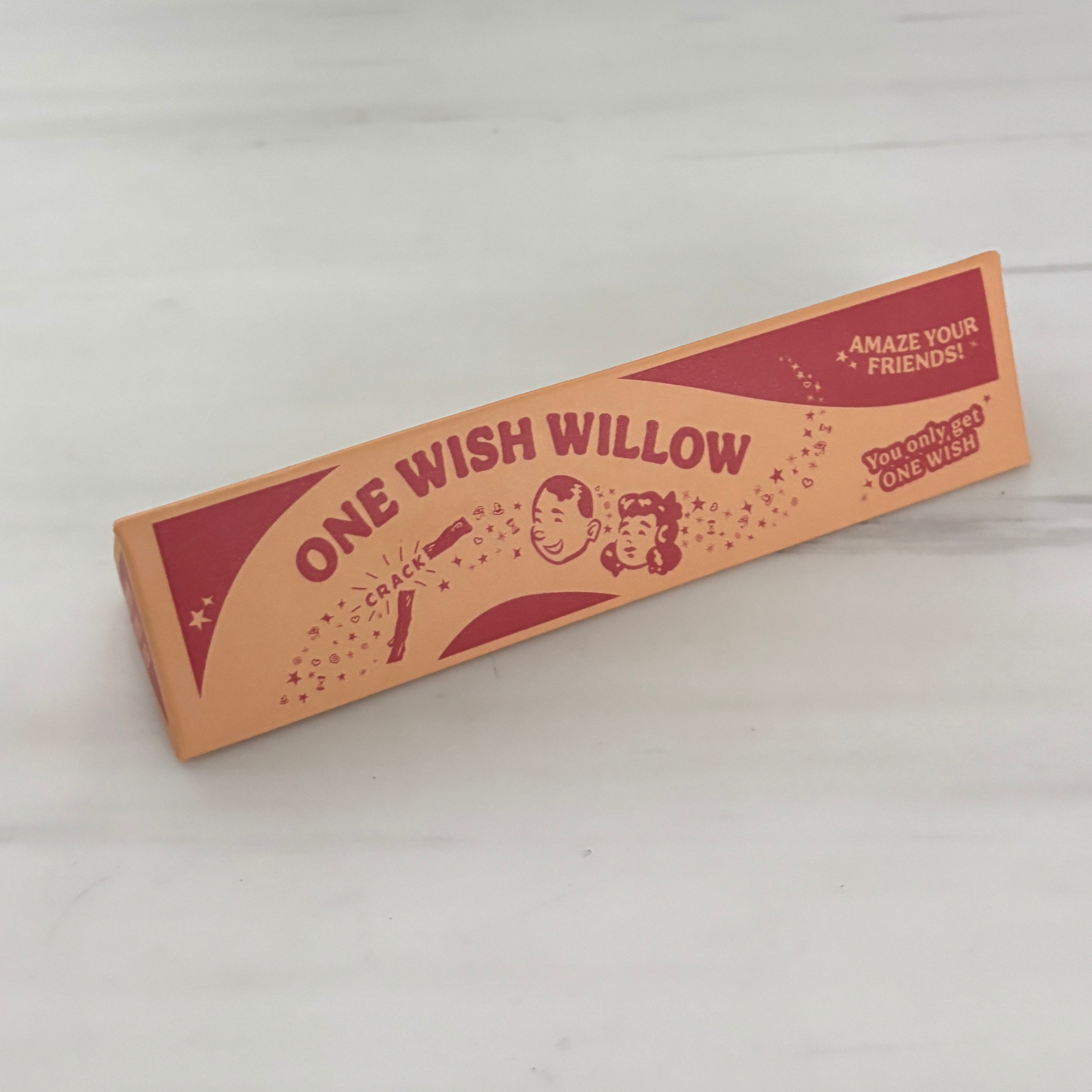 One Wish Willow | Replica Wish Box with 3D Printed Wishing Stick | Gag Gift-Paper & Quartz-The Bullish Store