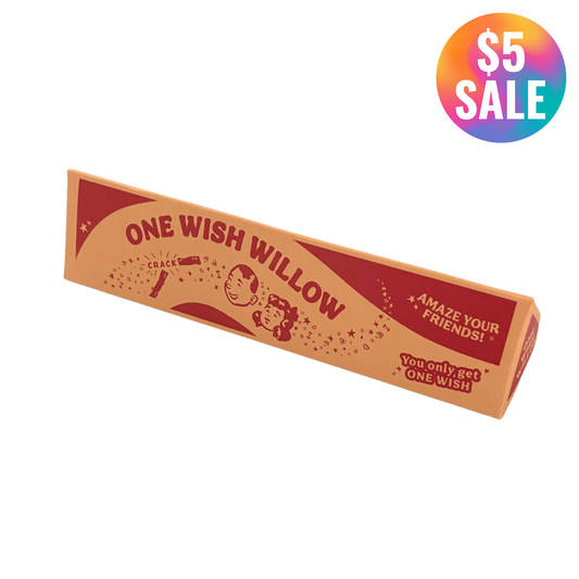 One Wish Willow | Replica Wish Box with 3D Printed Wishing Stick | Gag Gift-Paper & Quartz-The Bullish Store